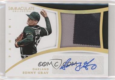 2015 Panini Immaculate Collection - Immaculate Auto Jumbo Material - Prime #15 - Sonny Gray /5