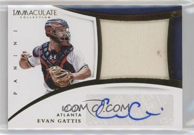 2015 Panini Immaculate Collection - Immaculate Auto Jumbo Material #18 - Evan Gattis /25