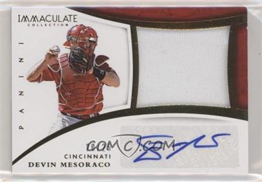 2015 Panini Immaculate Collection - Immaculate Auto Jumbo Material #4 - Devin Mesoraco /25