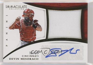 2015 Panini Immaculate Collection - Immaculate Auto Jumbo Material #4 - Devin Mesoraco /25
