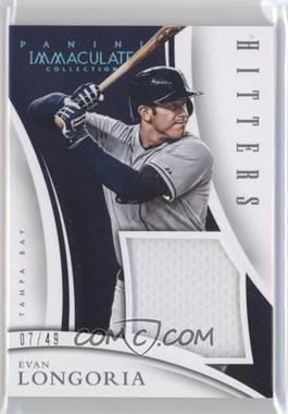 2015 Panini Immaculate Collection - Immaculate Hitters - Blue #19 - Evan Longoria /49