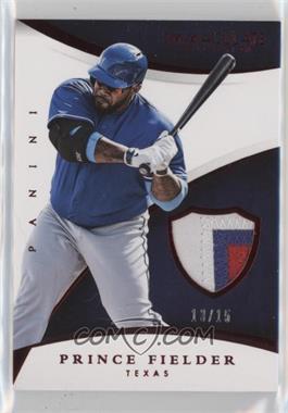 2015 Panini Immaculate Collection - Immaculate Swatches - Prime #15 - Prince Fielder /15