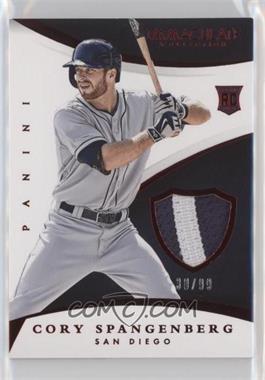 2015 Panini Immaculate Collection - Immaculate Swatches - Prime #50 - Cory Spangenberg /99