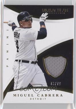 2015 Panini Immaculate Collection - Immaculate Swatches #1 - Miguel Cabrera /79