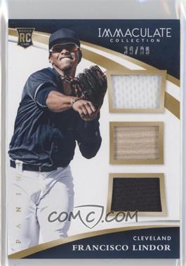 2015 Panini Immaculate Collection - Immaculate Trios #15 - Francisco Lindor /99