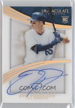 2015 Panini Immaculate Collection - Shadowbox Signatures - Holo Gold #15 - Joc Pederson /25