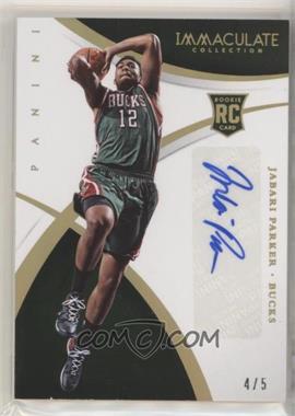 2015 Panini Immaculate Collection - Sports Variations Autographs - Holo Gold #2 - Jabari Parker /5