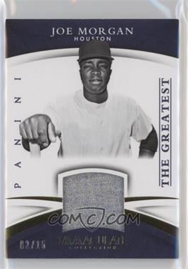 2015 Panini Immaculate Collection - The Greatest Materials #6 - Joe Morgan /15
