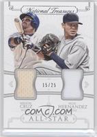 Felix Hernandez, Nelson Cruz #/25