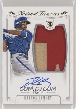 2015 Panini National Treasures - [Base] - Gold #194 - Rookie Material Signatures - Dalton Pompey /15