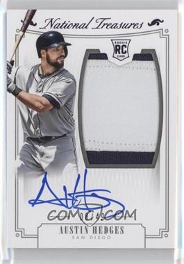 2015 Panini National Treasures - [Base] - Purple #203 - Rookie Material Signatures - Austin Hedges /49