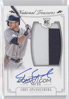 Rookie Material Signatures Silver - Cory Spangenberg #/99