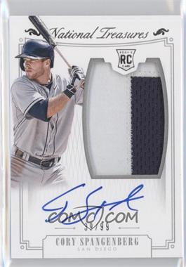 2015 Panini National Treasures - [Base] #172 - Rookie Material Signatures Silver - Cory Spangenberg /99