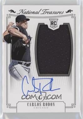 2015 Panini National Treasures - [Base] #208 - Rookie Material Signatures Silver - Carlos Rodon /99