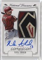 Rookie Material Signatures Silver - Nick Ahmed #/99