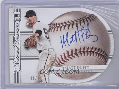 2015 Panini National Treasures - Baseball Signature Die-Cuts #43 - Matt Duffy /99