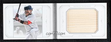 2015 Panini National Treasures - Star Booklet - Bat #14 - Hanley Ramirez /25