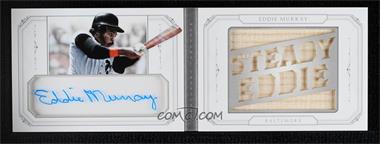 2015 Panini National Treasures - Star Booklet Signatures - Bat Nickname #15 - Eddie Murray /10