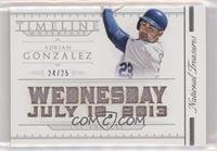 Adrian Gonzalez #/25