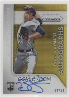 2015 Panini Prizm - Autographs - Gold Prizm #55 - Buck Farmer /10