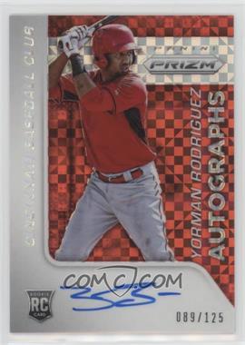 2015 Panini Prizm - Autographs - Red Power Prizm #48 - Yorman Rodriguez /125