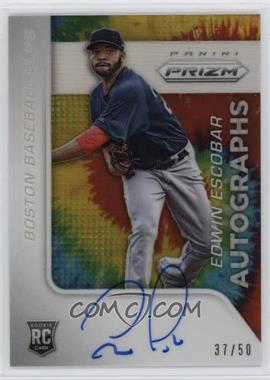 2015 Panini Prizm - Autographs - Tie-Dye Prizm #58 - Edwin Escobar /50