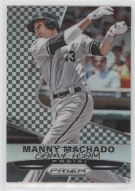 2015 Panini Prizm - [Base] - Black & White Checker Prizm #106 - Manny Machado /149