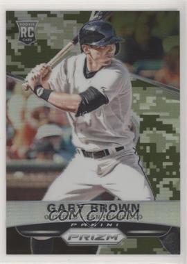 2015 Panini Prizm - [Base] - Camo Prizm #190 - Gary Brown /199