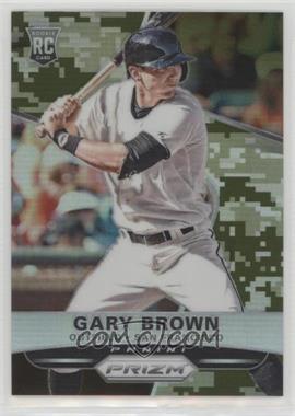 2015 Panini Prizm - [Base] - Camo Prizm #190 - Gary Brown /199