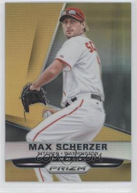 2015 Panini Prizm - [Base] - Gold Prizm #116 - Max Scherzer /10