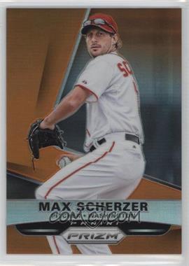 2015 Panini Prizm - [Base] - Orange Prizm #116 - Max Scherzer /60