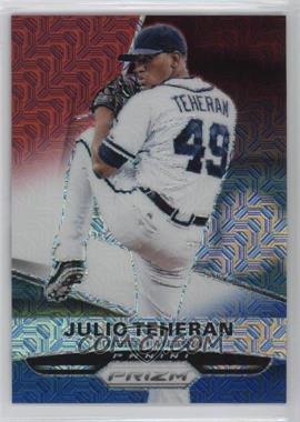 2015 Panini Prizm - [Base] - Red White & Blue Mojo Prizm #98 - Julio Teheran