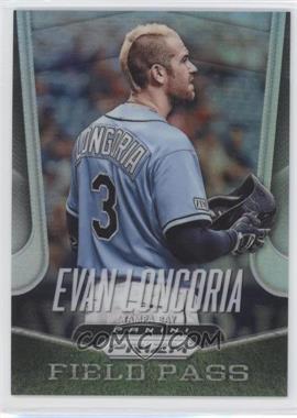 2015 Panini Prizm - Field Pass - Silver Prizm #4 - Evan Longoria