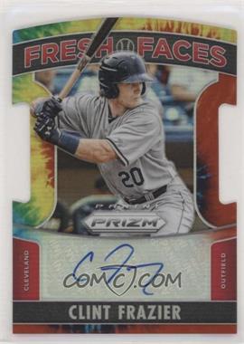 2015 Panini Prizm - Fresh Faces Signatures - Tie-Dye Prizm #2 - Clint Frazier /50