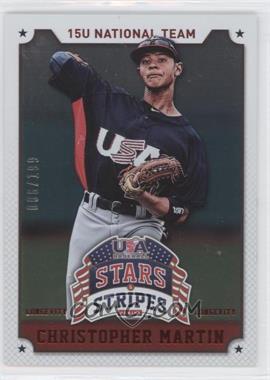 2015 Panini Stars and Stripes - [Base] - Longevity Parallel Ruby #22 - Christopher Martin /199