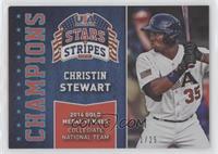 Christin Stewart #/25