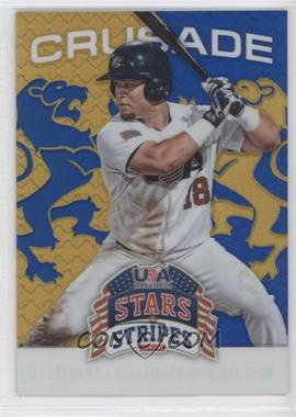 2015 Panini Stars and Stripes - Crusade - Blue #34 - DJ Stewart