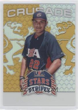 2015 Panini Stars and Stripes - Crusade - Gold #67 - Luis Ortiz /25