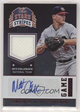 2015 Panini Stars and Stripes - Game Gear - Longevity Ruby Signatures #71 - Matt Chapman /49