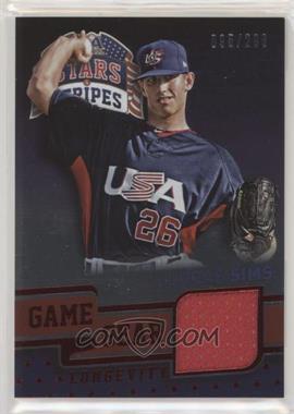 2015 Panini Stars and Stripes - Game Gear - Longevity Ruby #64 - Lucas Sims /299