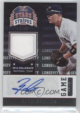 2015 Panini Stars and Stripes - Game Gear - Longevity Signatures #100 - Zack Collins /49