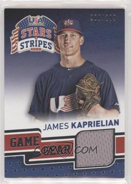 2015 Panini Stars and Stripes - Game Gear #45 - James Kaprielian /299