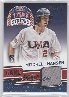 2015 Panini Stars and Stripes - Game Gear #76 - Mitchell Hansen /299