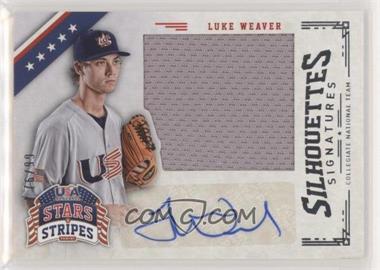 2015 Panini Stars and Stripes - Jumbo Swatch Silhouettes - Jerseys Signatures #66 - Luke Weaver /99