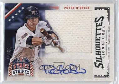 2015 Panini Stars and Stripes - Jumbo Swatch Silhouettes - Jerseys Signatures #82 - Peter O'Brien /55