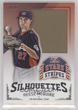 2015 Panini Stars and Stripes - Jumbo Swatch Silhouettes - Jerseys #35 - Reese McGuire /99