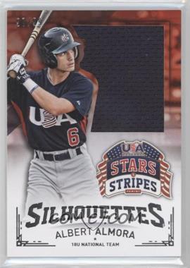 2015 Panini Stars and Stripes - Jumbo Swatch Silhouettes - Jerseys #4 - Albert Almora /99