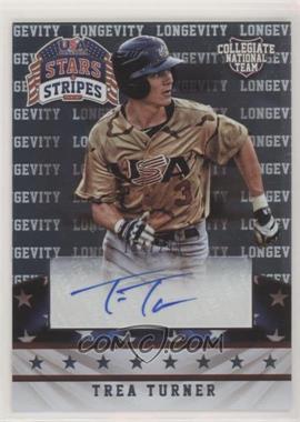 2015 Panini Stars and Stripes - Longevity Signatures #93 - Trea Turner /299