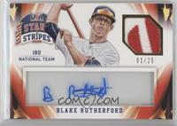 Blake Rutherford #/25