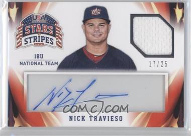 2015 Panini Stars and Stripes - Stars and Stripes Materials Signatures #79 - Nick Travieso /25
